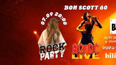 Bon Scott 80 - Ąžuolas Stanevičius | Klasikinio roko naktis Vilniuje Kt 2026-07-09 • 20:00 - 22:00