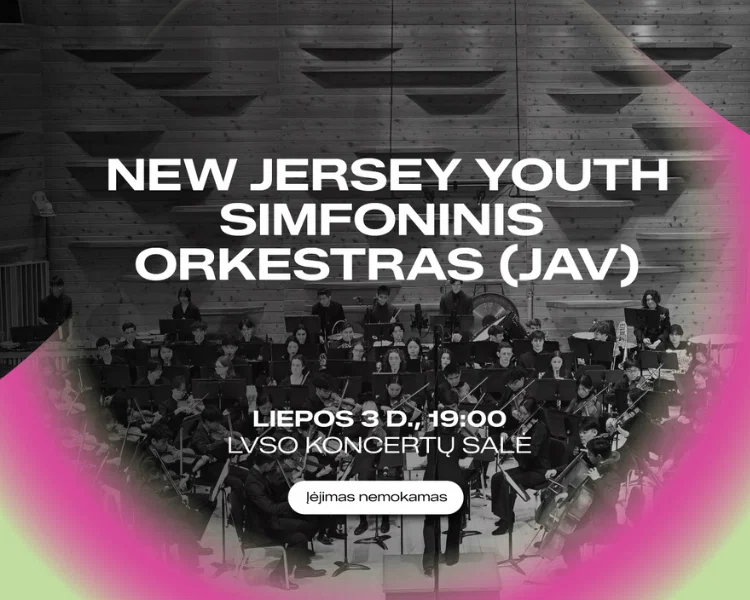 Tik kartą vasarą: New Jersey simfoninis orkestras | LVSO koncertų salė | NEMOKAMAS