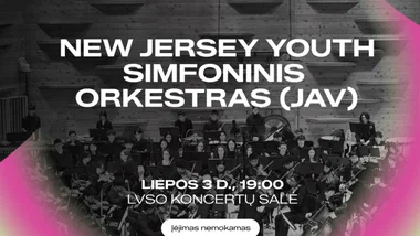 Tik kartą vasarą: New Jersey simfoninis orkestras | LVSO koncertų salė | NEMOKAMAS