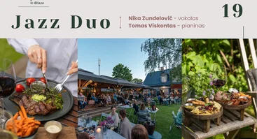 Vakarienė skambant džiazui • JAZZ DUO • N.Zundelovič - vokalas, T.Viskontas - piano