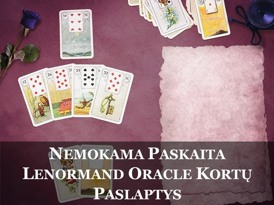 Online – NEMOKAMA PASKAITA | LENORMAND ORACLE KORTŲ PASLAPTYS