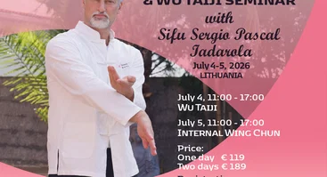 1700–1800 Internal Wing Chun ir Wu Taiji seminaras