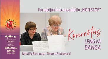 Fortepijoninio ansamblio NON STOP koncertas Giruliuose