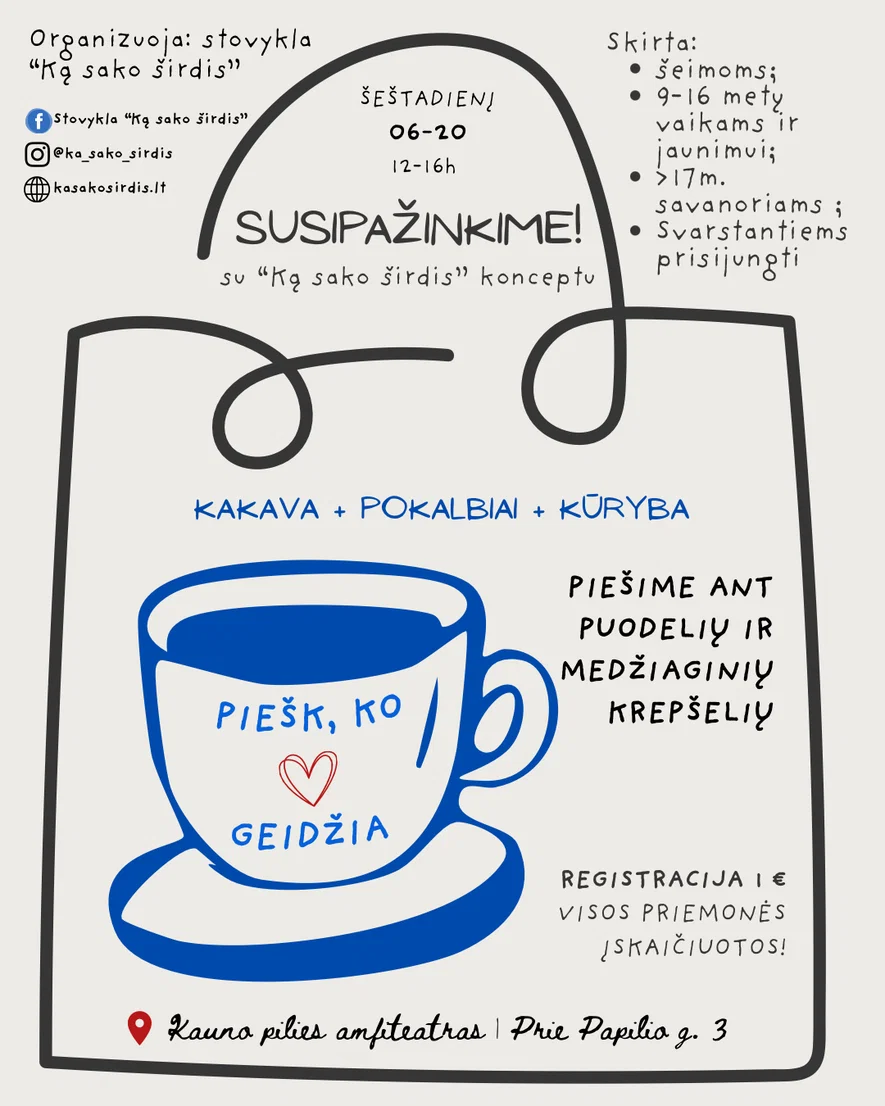 Piešk, ko širdis geidžia
