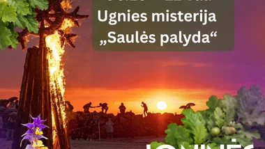 Joninės Šventojoje 2026. Ugnies misterija „Saulės palyda“ 