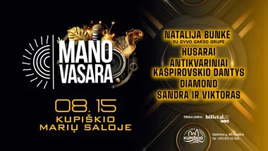 MANO VASARA KUPIŠKYJE 2026