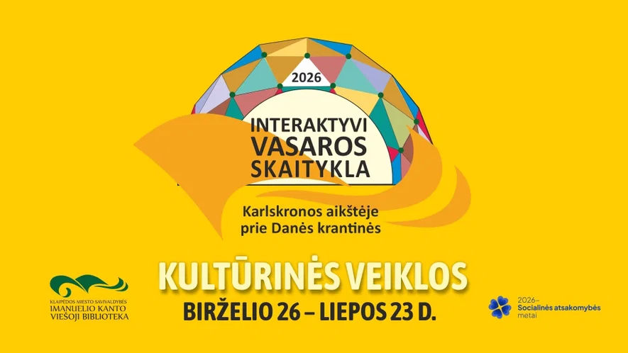 Startuoja Interaktyvi vasaros skaitykla – birželio 26-oji