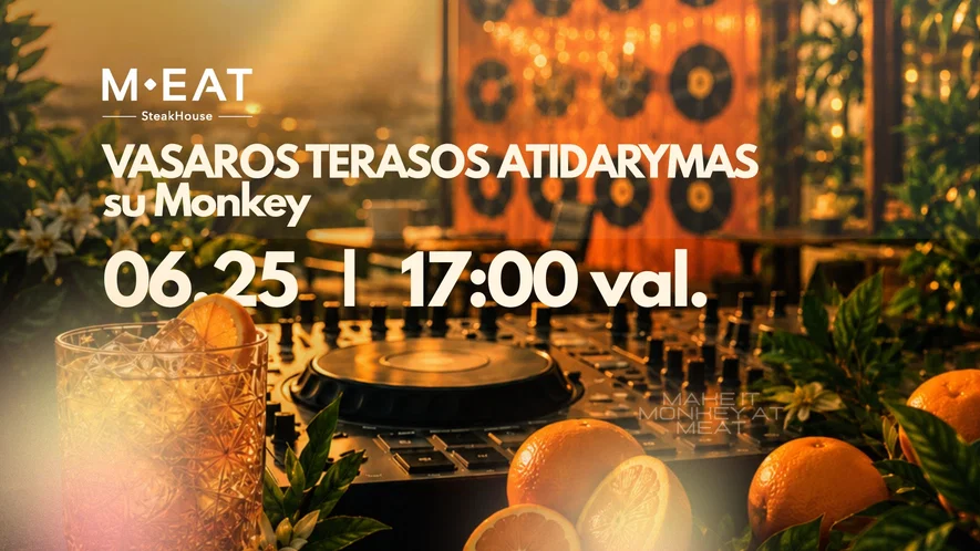 MEAT vasaros terasos atidarymas 06/25
