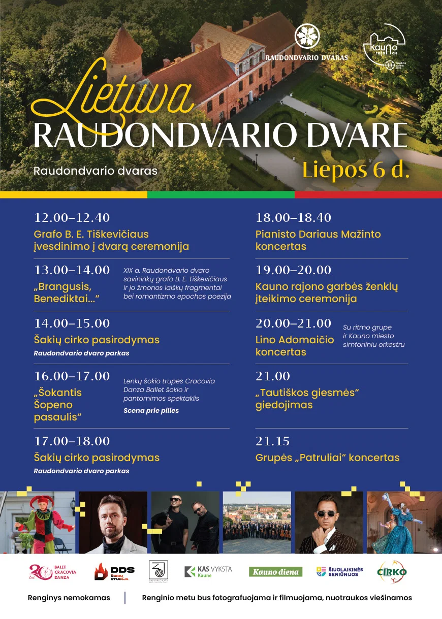 Lietuva Raudondvario dvare 2026