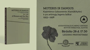 Knygos „Moteris ir dangus” pristatymas