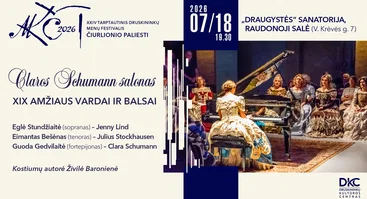 CLAROS SCHUMANN SALONAS. XIX AMŽIAUS VARDAI IR BALSAI
