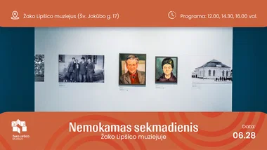 Nemokamas sekmadienis Žako Lipšico muziejuje