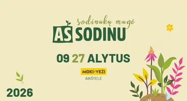 Sodinukų mugė „Aš sodinu“ Alytuje 2026