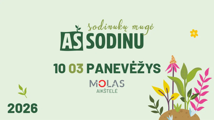 Sodinukų mugė „Aš sodinu“ Panevėžyje