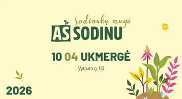 Sodinukų mugė „Aš sodinu“ Ukmergėje