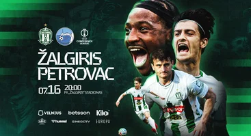 UEFA konferencijų lyga: „Žalgiris“ – „Petrovac“