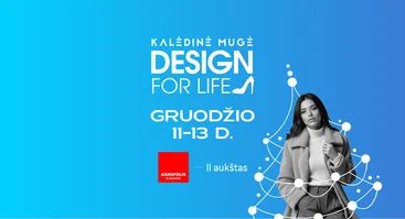 Kalėdinė DESIGN FOR LIFE mugė