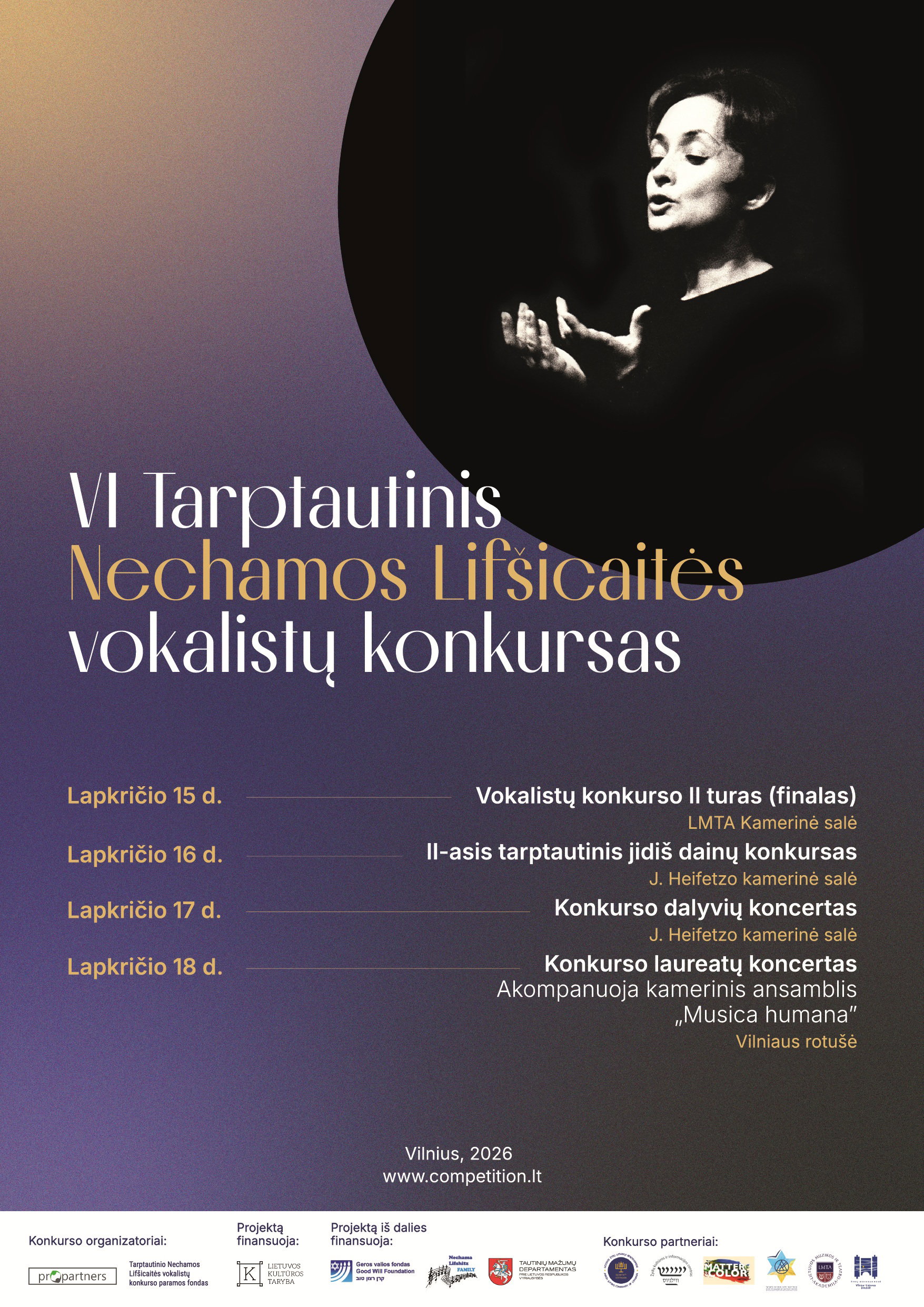 VI tarptautinis Nechamos Lifšicaitės vokalistų konkursas