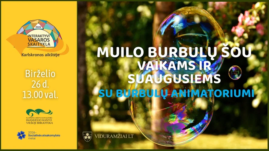 Muilo burbulų šou