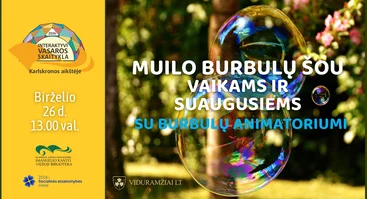 Muilo burbulų šou