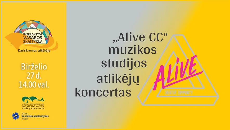  „Alive CC“ muzikos studijos atlikėjų koncertas