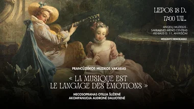 Prancūziškos muzikos vakaras  „Muzika - emocijų kalba“ 