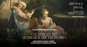 Prancūziškos muzikos vakaras  „Muzika - emocijų kalba“ 