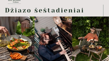 Vakarienė skambant džiazui • Po atviru dangumi • Piano Jazz Šeštadieniai