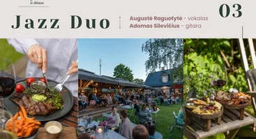 Vakarienė skambant džiazui • Po atviru dangumi • A.Raguotytė - vokalas, A.Silevičius - gitara