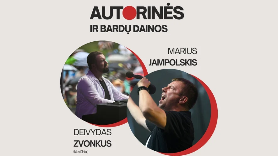 Marius Jampolskis ir Deividas Zvonkus. Autorinės ir bardų dainos | Alytus