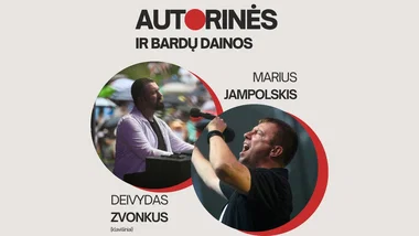 Marius Jampolskis ir Deividas Zvonkus. Autorinės ir bardų dainos | Alytus
