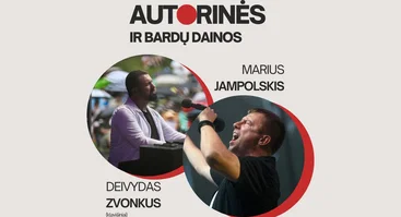 Marius Jampolskis ir Deividas Zvonkus. Autorinės ir bardų dainos | Alytus