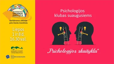 Klubas suaugusiems „Psichologijos skaitykla“