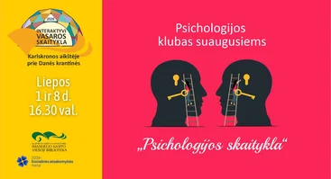 Klubas suaugusiems „Psichologijos skaitykla“