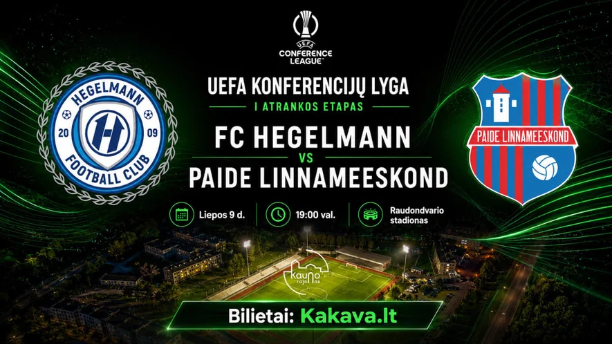 FC Hegelmann – Paide Linnameeskond | UEFA Konferencijų lyga