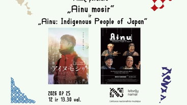 Vaidybinio filmo „Ainu Mosir“ ir dokumentinio filmo „Ainu: Indigenous People of Japan“ peržiūra