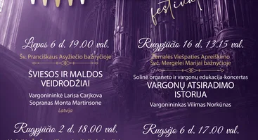 V tarptautinis Mažeikių vargonų muzikos festivalis | PATRIA CAELIS