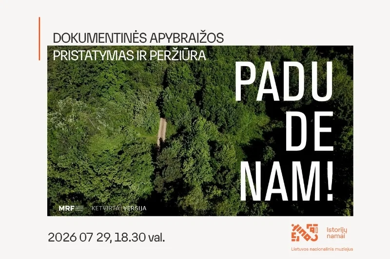 Dokumentinės apybraižos „Padudenam!“ pristatymas ir peržiūra