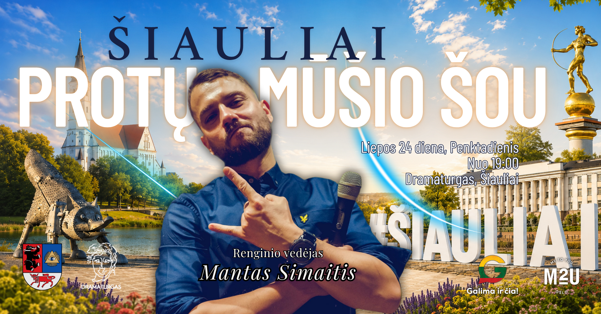 Pilotinis "Protų mūšio šou" Šiauliuose