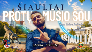 Pilotinis "Protų mūšio šou" Šiauliuose
