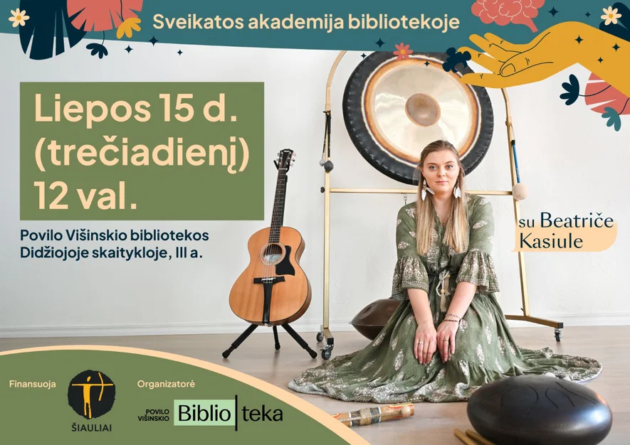 Pažintinis Beatričės Kasiulės muzikos terapijos užsiėmimas