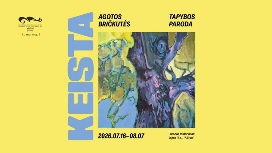 Agotos Bričkutės tapybos parodos „Keista“ atidarymas