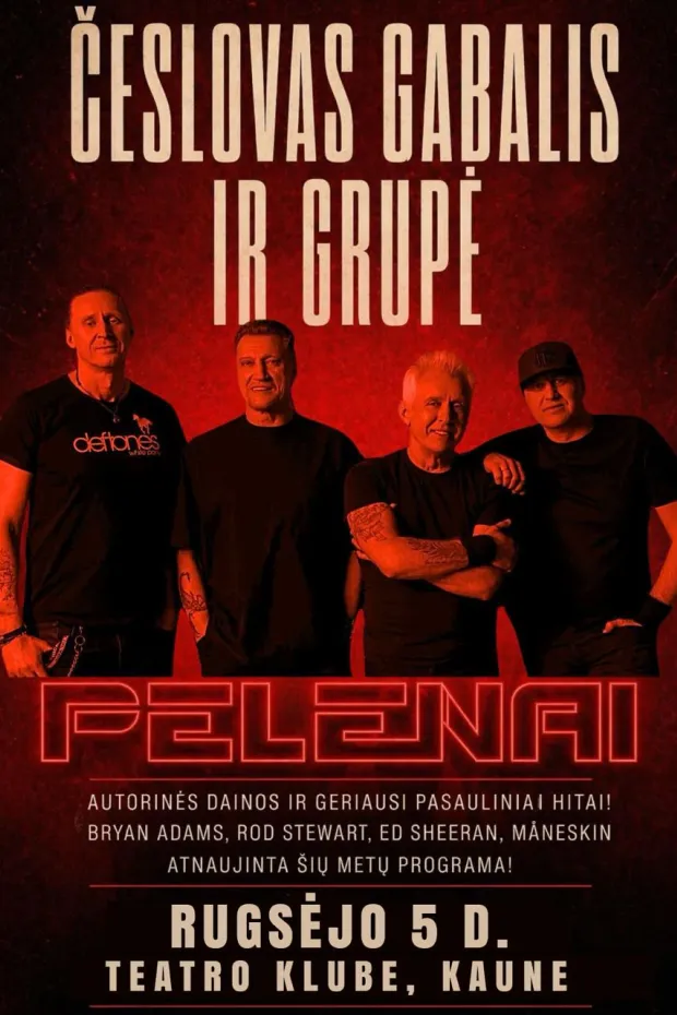 Česlovas Gabalis ir PELENAI - rokenrolas iš arti