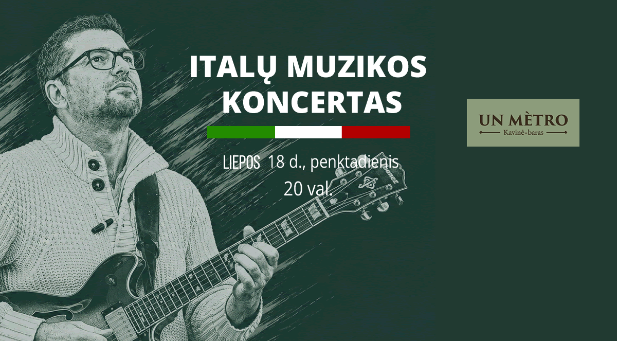 Itališkos sielos ritmu: Gyva muzika ir istorijos kavinėje „Un Metro“ II