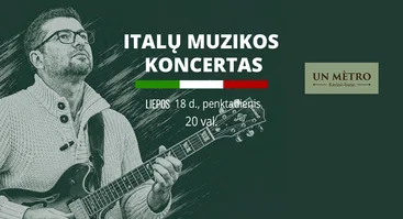 Itališkos sielos ritmu: Gyva muzika ir istorijos kavinėje „Un Metro“ II