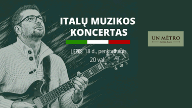 Itališkos sielos ritmu: Gyva muzika ir istorijos kavinėje „Un Metro“ II