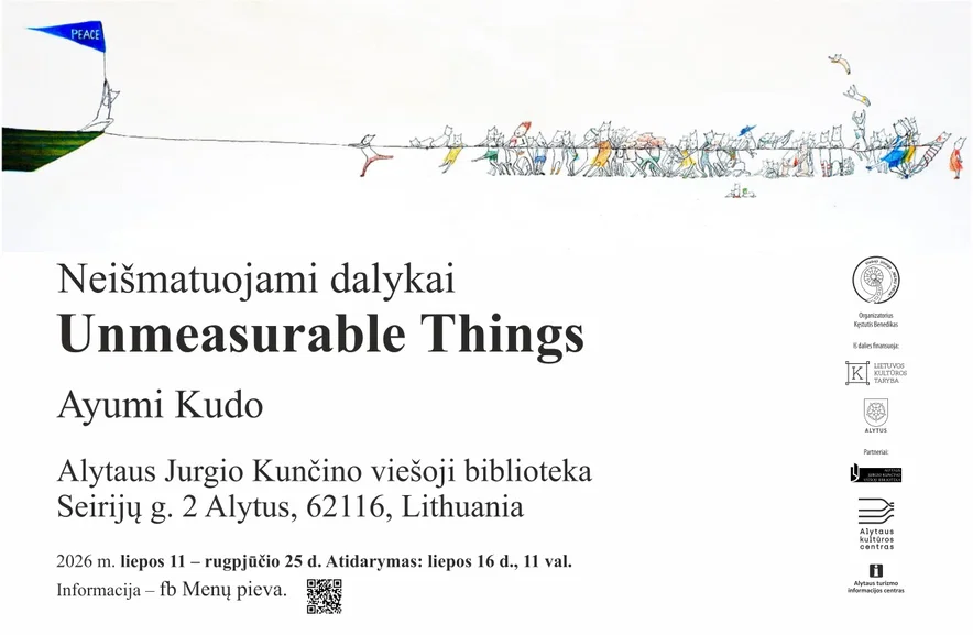 Iliustruotojos Ayumi Kudo parodos „Neišmatuojami dalykai“ atidarymas | Knygos pristatymas