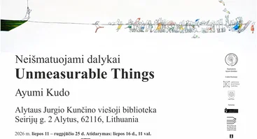 Iliustruotojos Ayumi Kudo parodos „Neišmatuojami dalykai“ atidarymas | Knygos pristatymas