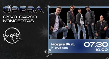 Grupė OPERA | Gyvo garso koncertas