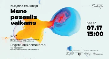 Kūrybinė edukacija „Meno pasaulis vaikams“